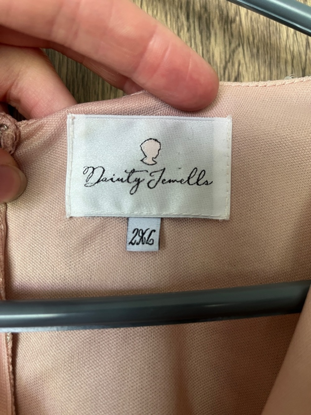 Dainty Jewells Blush Pink Sequin Dress | 2XL - Picture 2 of 8
